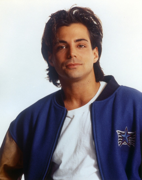 Richard Grieco smiling in Blue Jacket Photo Print - Item # VARCEL696344