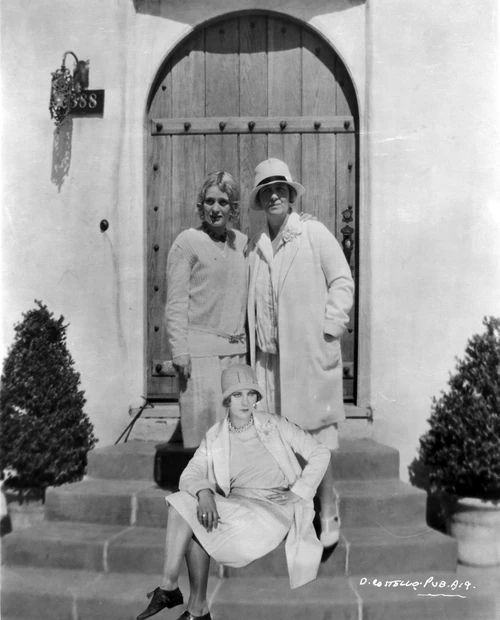 Dolores Costello Group Picture in Black and White Photo Print