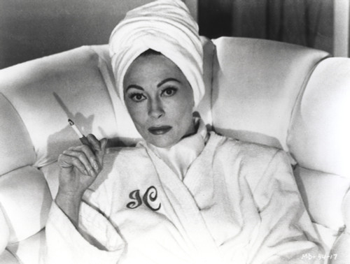 Faye Dunaway Holding Cigarette in Classic Photo Print - Item # VARCEL696416