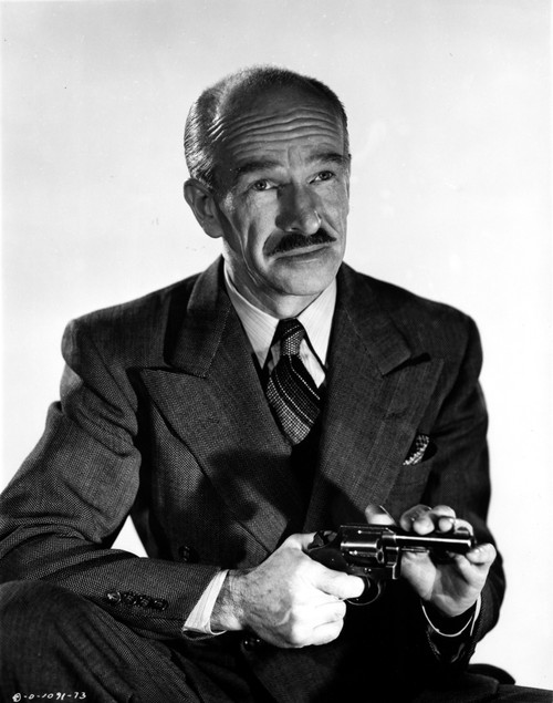 Ian Wolfe Close Up Portrait with Gun Photo Print - Item # VARCEL696470