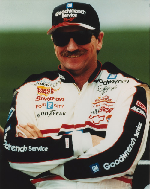Dale Earnhardt smiling in Car Racing Outfit Photo Print - Item # VARCEL696512