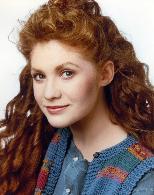 Khrystyne Haje Posed in Blue Sweater Photo Print - Item # VARCEL696585