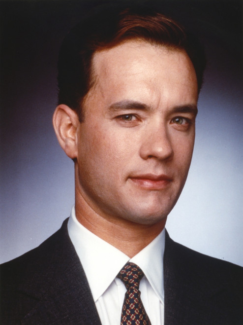 Tom Hanks Close Up Portrait in Black Coat Photo Print - Item # VARCEL696654