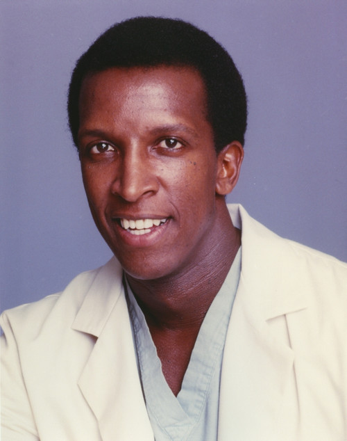 Dorian Harewood Portrait in White Lab Gown Photo Print - Item # VARCEL696687
