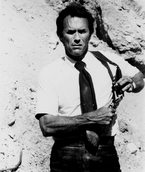 Clint Eastwood Fixing Suit in Classic Photo Print - Item # VARCEL696717