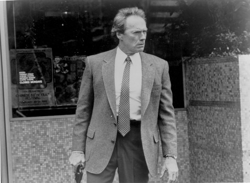 Clint Eastwood Looking Sideways in Tuxedo Portrait Photo Print - Item # VARCEL696745