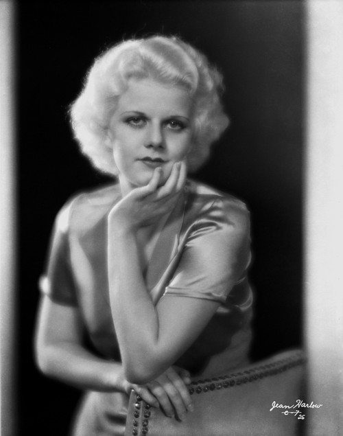 Jean Harlow Portrait in Silk Shirt Photo Print - Item # VARCEL696774