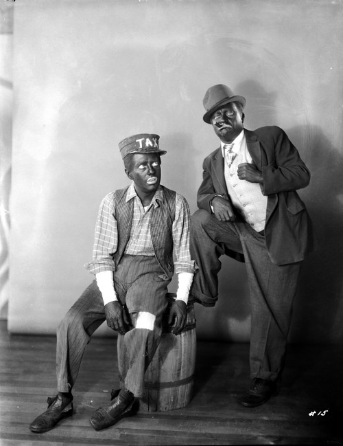 Amos & Andy sitting and standing in Detective Attire - Television Still Photo Print - Item # VARCEL696781