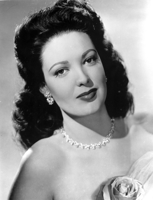 Linda Darnell posed in Black and White Photo Print - Item # VARCEL696800