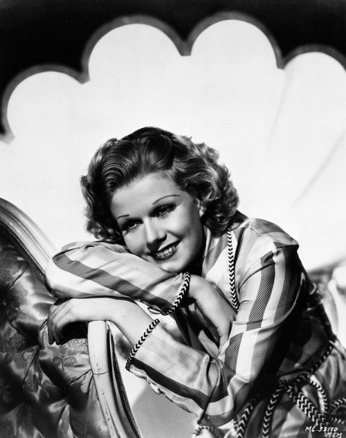 Jean Harlow Posed in Long Sleeve Shirt Photo Print - Item # VARCEL696866