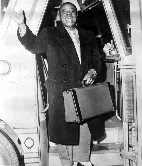 A Portrait Of Louis Armstrong Photo Print - Item # VARCEL696859