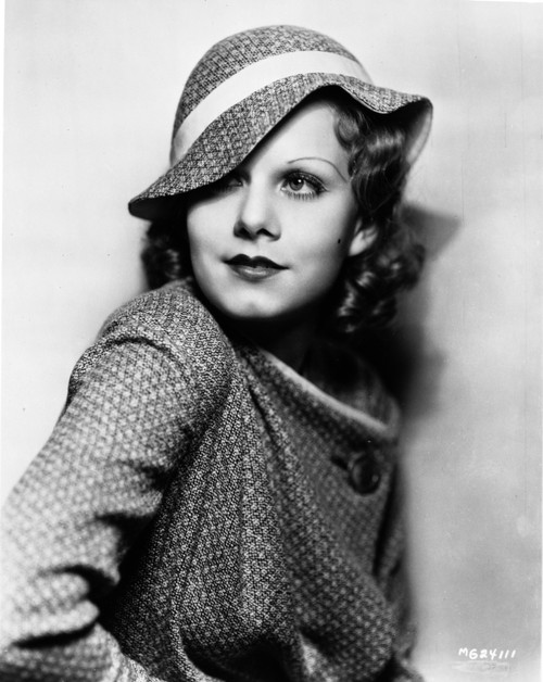 Jean Harlow Posed in Polka Dot Dress Photo Print - Item # VARCEL696891