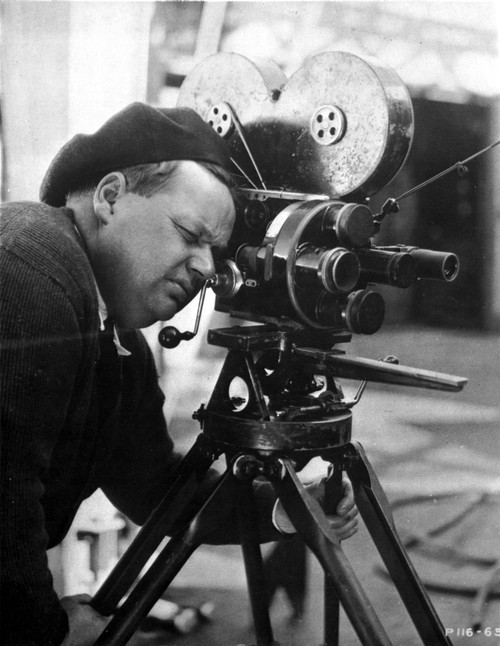 Roscoe Arbuckle Posed in Director Attire With Video Recorder Photo Print - Item # VARCEL696905