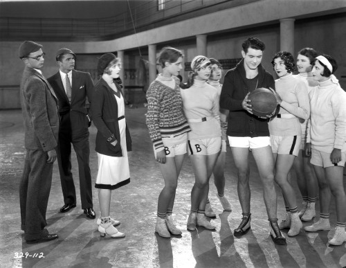 Marion Davies Surrounded By People in Black and White Photo Print - Item # VARCEL696952