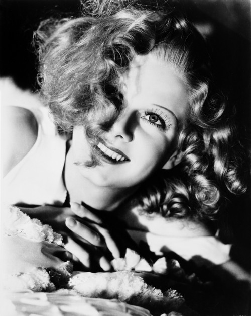 Jean Harlow Close Up Portrait in White Strapless Dress Photo Print - Item # VARCEL697002