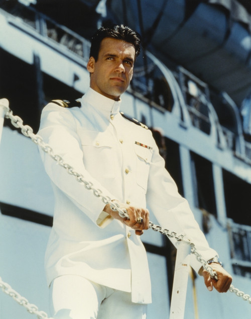 David James Elliott standing in Navy uniform Photo Print - Item # VARCEL697007