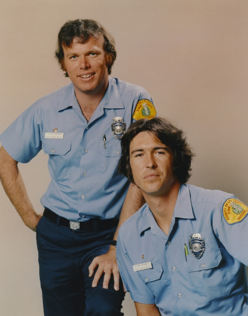 Emergency Portrait in Police Uniform And Flesh Background Photo Print - Item # VARCEL697031
