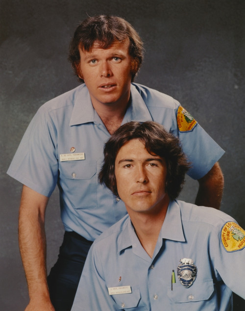 Emergency Portrait in Police Uniform And Black Background Photo Print - Item # VARCEL697035