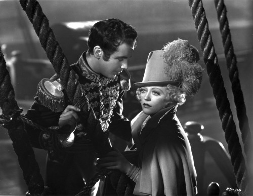 Marion Davies with Man in Movie Scene Photo Print - Item # VARCEL697036