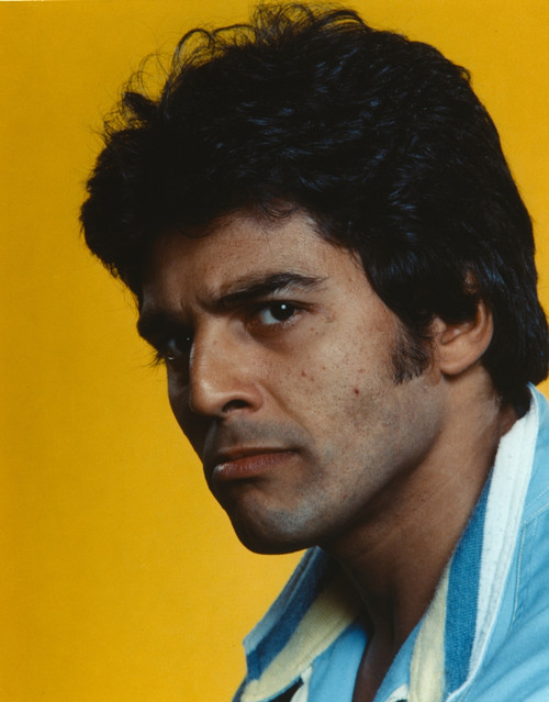 Erik Estrada Portrait in Yellow Background Photo Print - Item # VARCEL697090