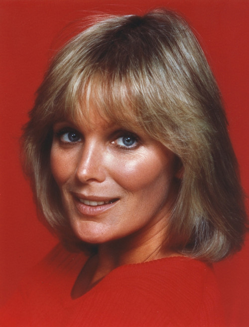 Linda Evans smiling Close Up Portrait Photo Print - Item # VARCEL697125