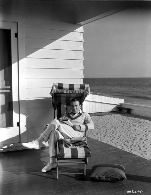 A Portrait Of Richard Barthelmess at the Beach Photo Print - Item # VARCEL697109