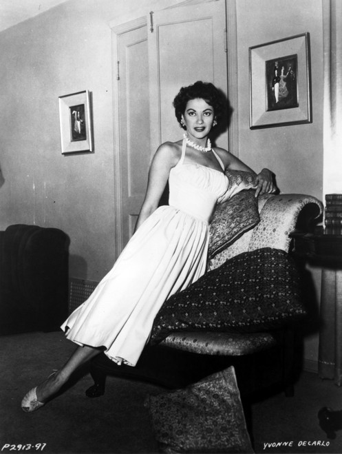 A portrait of Yvonne de Carlo Photo Print - Item # VARCEL697286