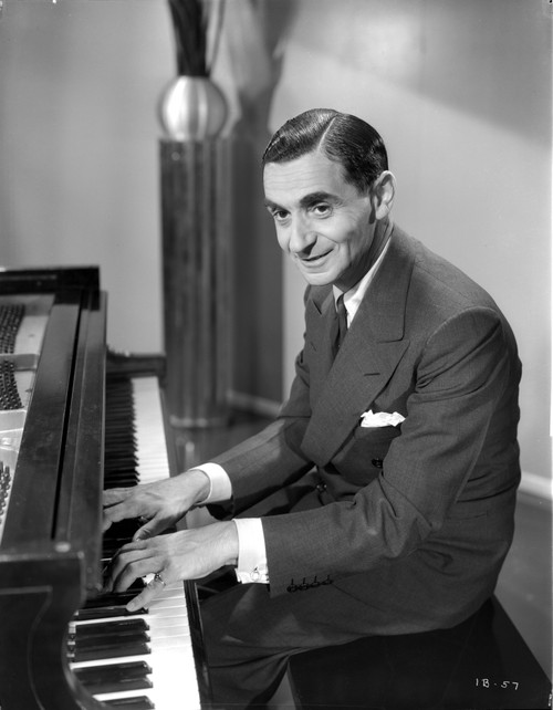 A Portrait Of Irving Berlin Playing A Piano Photo Print - Item # VARCEL697270