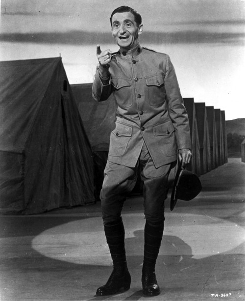 Irving Berlin on stage wearing a military uniform Photo Print - Item # VARCEL697291