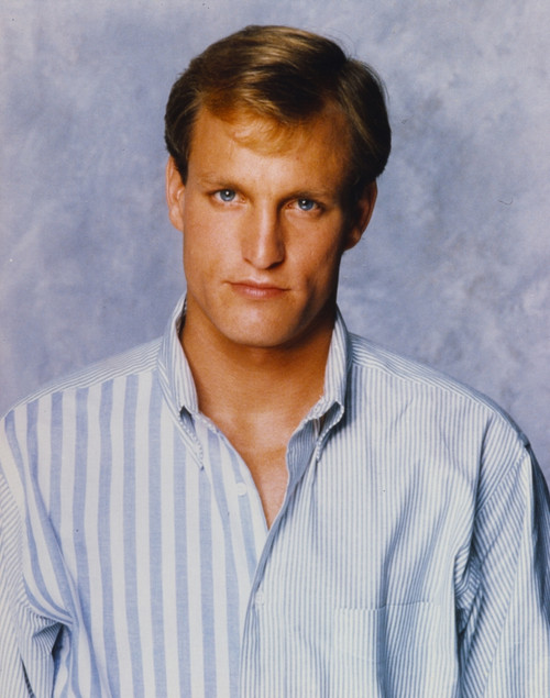 Woody Harrelson Portrait in Pale Blue Collar Shirt Photo Print - Item # VARCEL697350