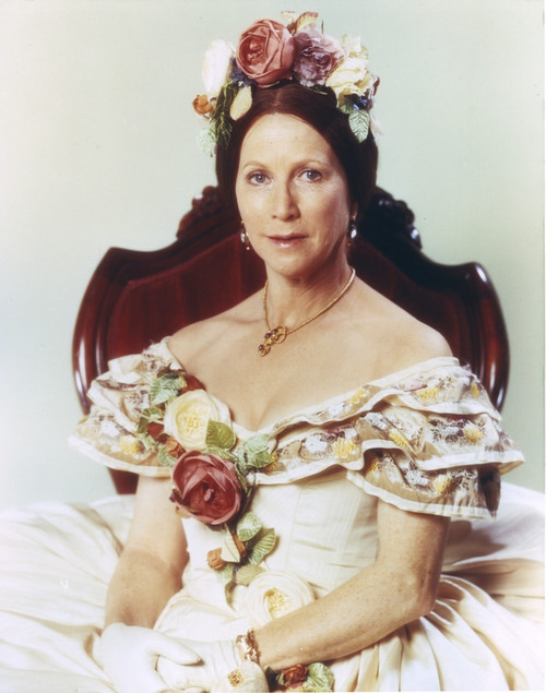 Julie Harris Portrait in White Dress Photo Print - Item # VARCEL697356