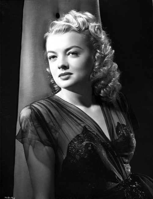 Myrna Dell Portrait in See Through Dress Photo Print - Item # VARCEL697391