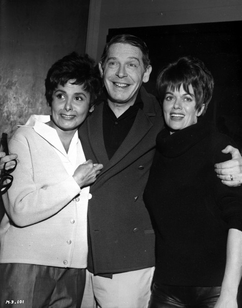 A Portrait Of Milton Berle with Two Women Photo Print - Item # VARCEL697421