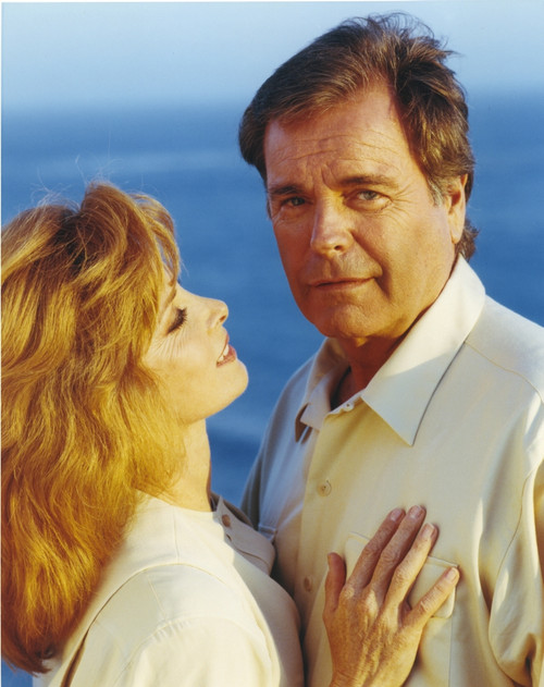 Hart To Hart Man in Polo and Woman in White Blouse Photo Print - Item # VARCEL697448