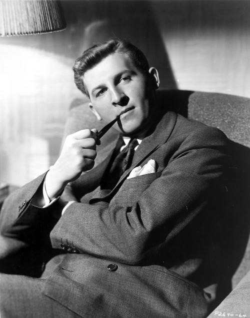 Eddie Bracken Holding Pipe in Black Suit Photo Print - Item # VARCEL697453