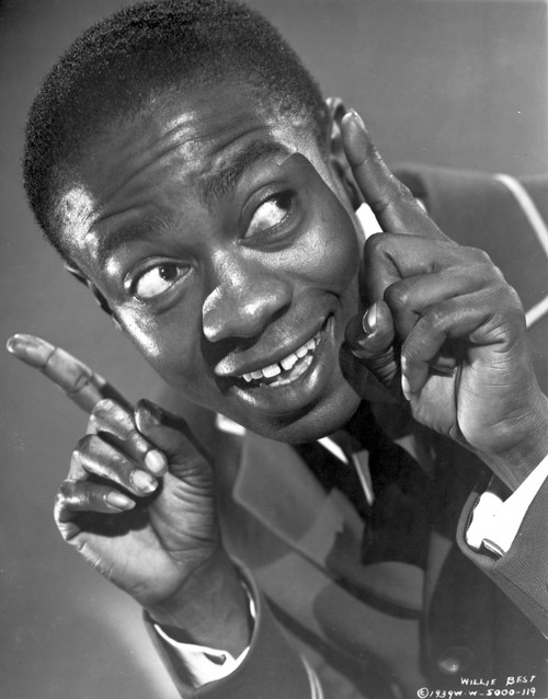 Willie Best Posed in Nice Suit With Two Pointing Fingers Raise Photo Print - Item # VARCEL697561