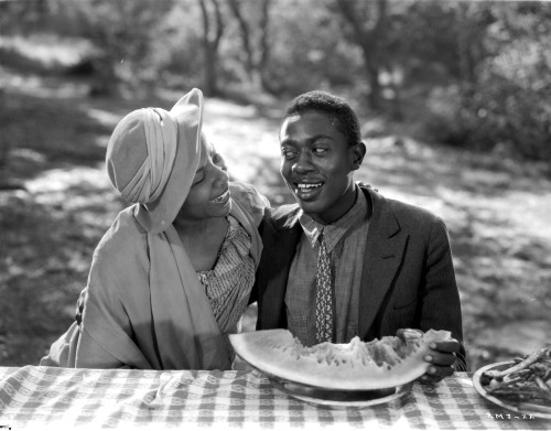 Willie Best having a picnic with a woman Photo Print - Item # VARCEL697573