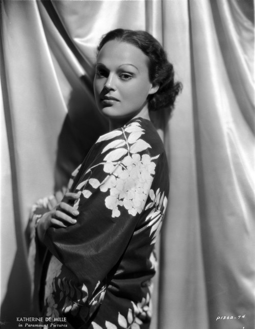 Katherine De Mille Posed in Classic Photo Print - Item # VARCEL697577