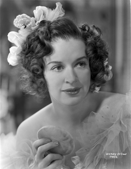 Rosemary Decamp Holding a Powder Pad Photo Print - Item # VARCEL697580