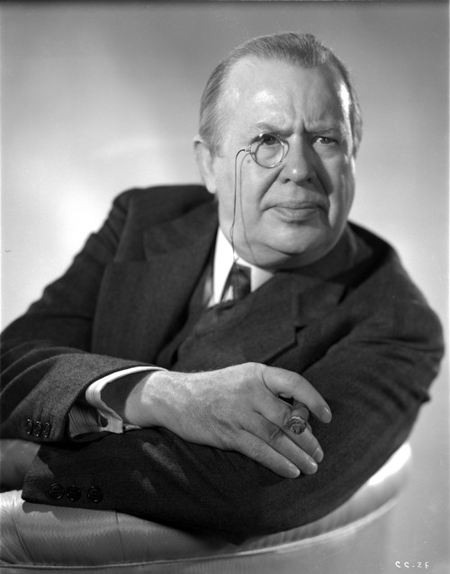 A Portrait Of Charles Coburn Wearing A Monocle Photo Print - Item # VARCEL697585