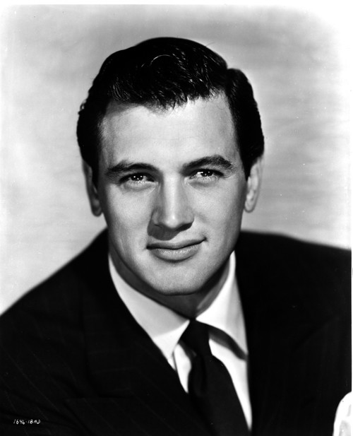 Rock Hudson Posed in Black Suite Portrait Photo Print - Item # VARCEL697610
