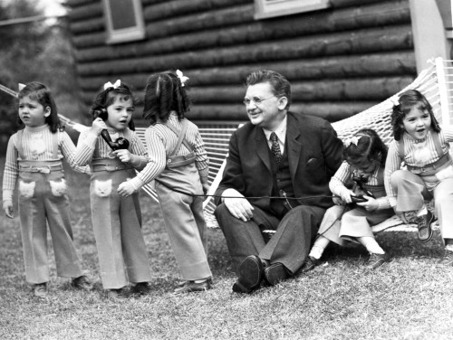 The Dionne quintuplets playing Photo Print - Item # VARCEL697618