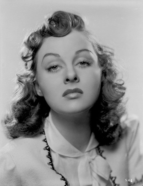 Susan Hayward wearing a White Blouse Photo Print - Item # VARCEL697644