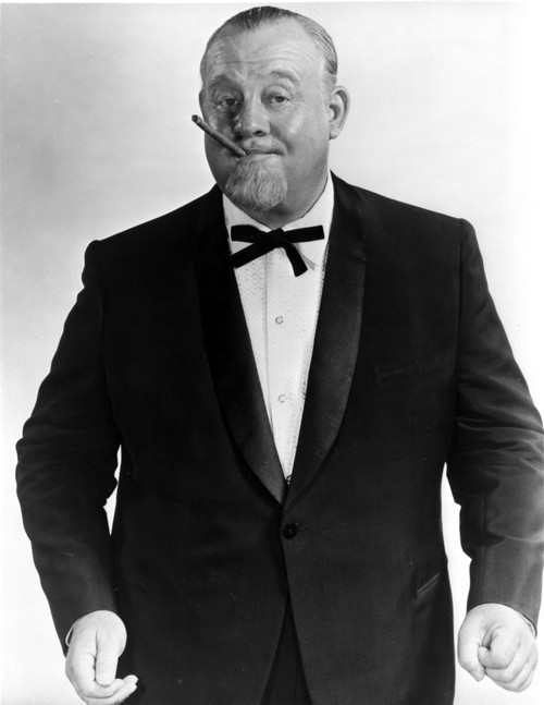 Burl Ives Posed in Black Suit Photo Print - Item # VARCEL697670