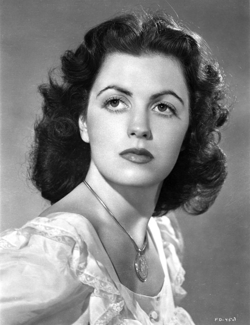 A portrait of Faith Domergue Photo Print - Item # VARCEL697675