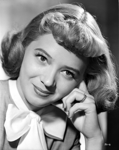 Jeff Donnell Portrait in Grey Blouse and White Neck Ribbon Photo Print - Item # VARCEL697704