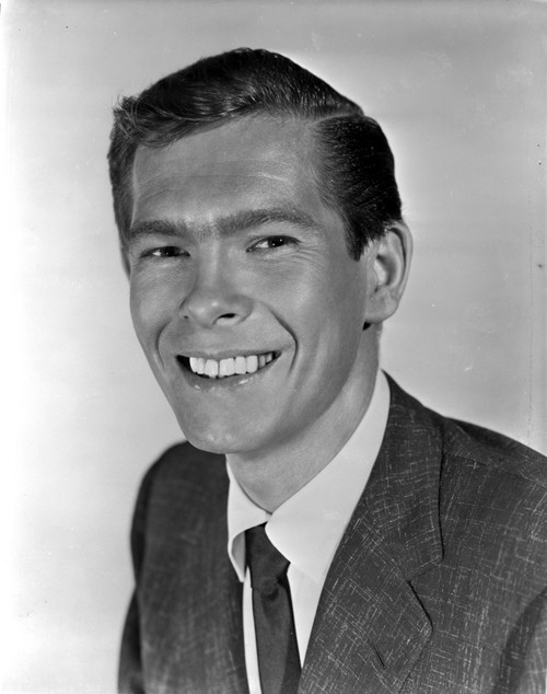 Johnnie Ray Posed in Suit With White Background Photo Print - Item # VARCEL697737