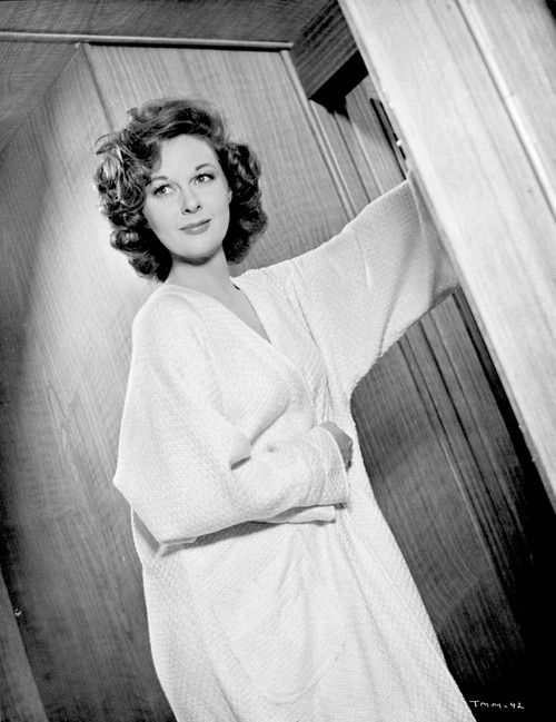 Susan Hayward Posed in a White Bathrobe Photo Print - Item # VARCEL697717