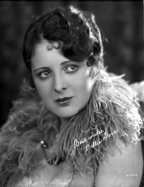Billie Dove wearing Feather Dress Portrait Photo Print - Item # VARCEL697760