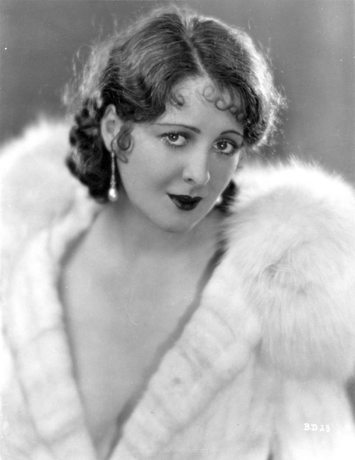 Billie Dove wearing Fur Coat Portrait Photo Print - Item # VARCEL697763